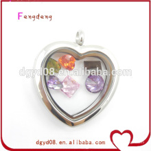 2015 mejores colgantes de cristal del locket del vendedor para el locket de los encantos flotantes del locket